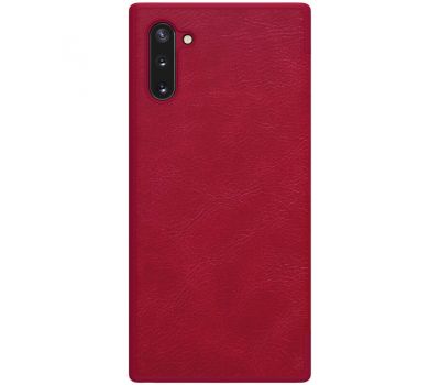 Чохол книжка Samsung Galaxy Note 10 (N970) Nillkin Qin series червоний 2595229