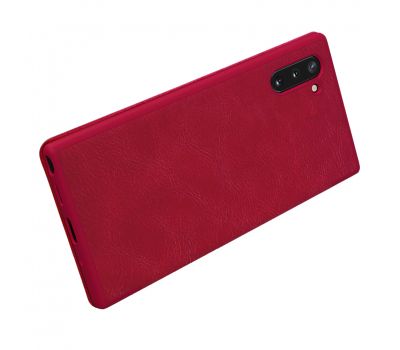 Чохол книжка Samsung Galaxy Note 10 (N970) Nillkin Qin series червоний 2595232