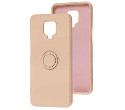 Чохол для Xiaomi  Redmi Note 9s / 9 Pro / Pro Max WAVE Color Ring рожевий / pink sand