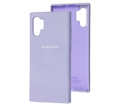 Чохол для Samsung Galaxy Note 10+ (N975) Silicone Full бузковий