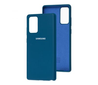 Чохол для Samsung Galaxy Note 20 (N980) Silicone Full синій / cosmos blue