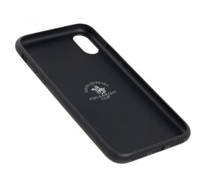 Чохол для iPhone X Polo Aisha (Leather) чорний 2599772