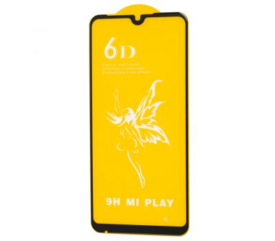 Захисне скло 6D Premium для Xiaomi Mi Play чорне (OEM)