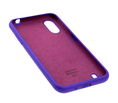 Чохол для Samsung Galaxy A01 (A015) Silicone Full фіолетовий 2606258