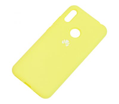Чохол для Huawei Y6 2019 Silicone Full лимонний 2609246