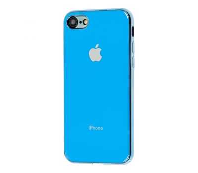 Чохол Silicone для iPhone 7/8 case (TPU) блакитний