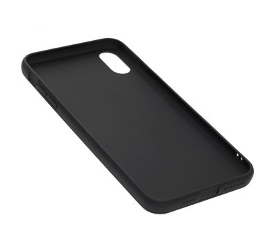 Чохол для iPhone Xs Max Leather cover чорний 2613861