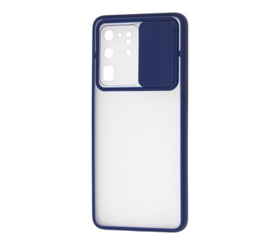 Чохол для Samsung Galaxy S20 Ultra (G988) LikGus Camshield camera protect синій