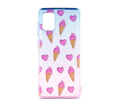 Чохол для Samsung Galaxy A71 (A715) Wave Sweet blue / pink / ice-cream 2616315