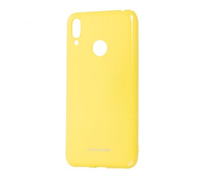 Чохол для Huawei Y7 2019 Molan Cano глянець жовтий