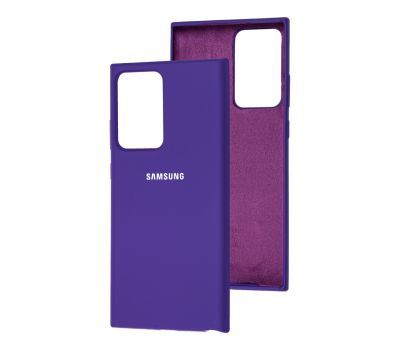 Чохол для Samsung Galaxy Note 20 Ultra (N986) Silicone Full фіолетовий / purple