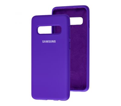 Чохол для Samsung Galaxy S10 (G973) Silicone Full фіолетовий / purple