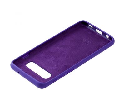Чохол для Samsung Galaxy S10 (G973) Silicone Full фіолетовий / purple 2620378