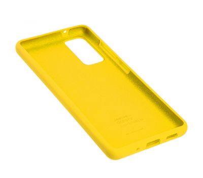 Чохол для Samsung Galaxy S20 FE (G780) Silicone Full жовтий 2620387