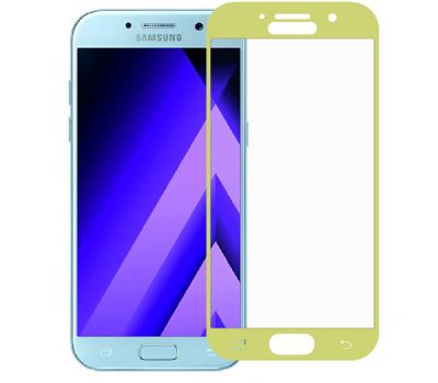 Захисне скло для Samsung Galaxy A3/A320 (2017) 3D Full Screen золотистий