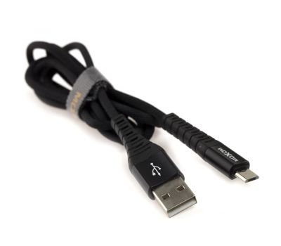 Кабель USB Moxom MX-CB15 microUSB 2.4A чорний 2629796