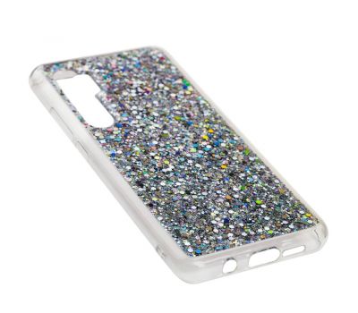 Чохол для Xiaomi Mi Note 10 Lite Wave confetti сріблястий 2629405