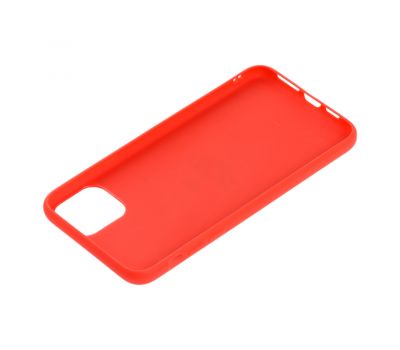 Чохол для iPhone 11 Pro Max off-white leather червоний 2630307