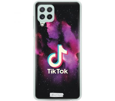 Чохол для Samsung Galaxy A22 (A225) / M32 (M325) TikTok логотип кольоровий дим