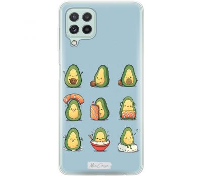 Чохол для Samsung Galaxy A22 (A225) / M32 (M325) Mixcase авокадо суші