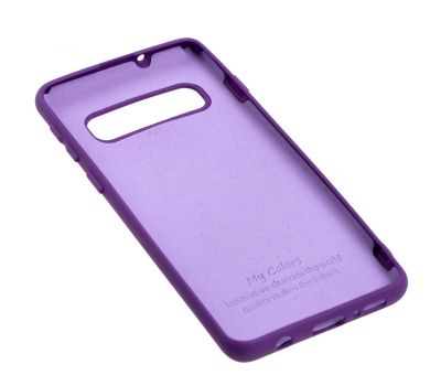 Чохол для Samsung Galaxy S10 (G973) Silicone Full фіолетовий / grape 2631183