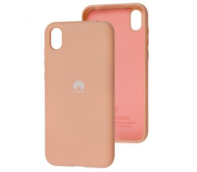 Чохол для Huawei Y5 2019 Silicone Full рожевий / pink sand