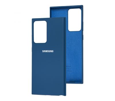 Чохол для Samsung Galaxy Note 20 Ultra (N986) Silicone Full синій / navy blue