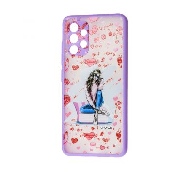 Чохол для Samsung Galaxy A32 (A325) Wave Cartoon heart overload