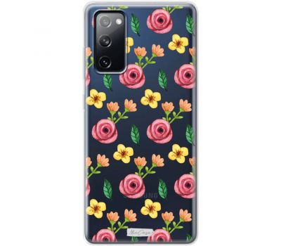 Чохол для Samsung Galaxy S20 FE (G780) MixCase квіти червоно жовті