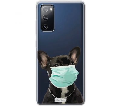 Чохол для Samsung Galaxy S20 FE (G780) MixCase собачки бульдог в масці