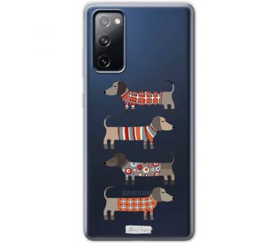 Чохол для Samsung Galaxy S20 FE (G780) MixCase собачки такса в жилетці