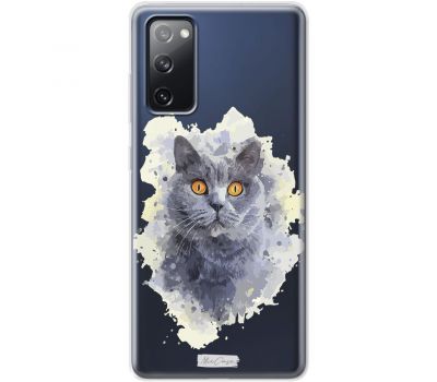 Чохол для Samsung Galaxy S20 FE (G780) MixCase тварини кіт з великими очей