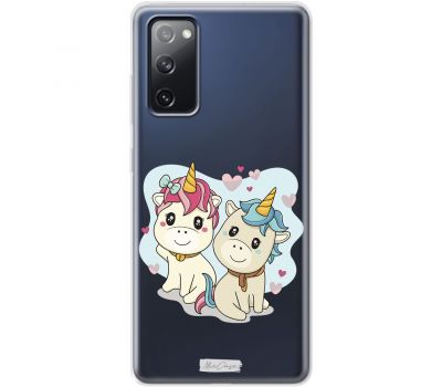 Чохол для Samsung Galaxy S20 FE (G780) MixCase тварини пара одноріжок