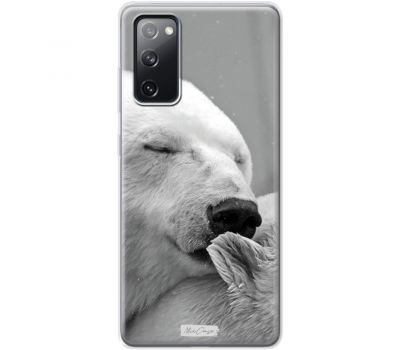 Чохол для Samsung Galaxy S20 FE (G780) MixCase тварини білий ведмідь