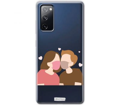 Чохол для Samsung Galaxy S20 FE (G780) Mixcase закохана пара в мед. маск