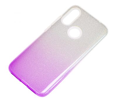 Чохол для Xiaomi Redmi 7 Shining Glitter сріблясто-фіолетовий 2642074