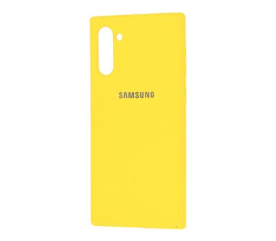Чохол для Samsung Galaxy Note 10 (N970) Silicone Full жовтий