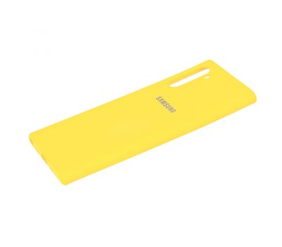 Чохол для Samsung Galaxy Note 10 (N970) Silicone Full жовтий 2643357