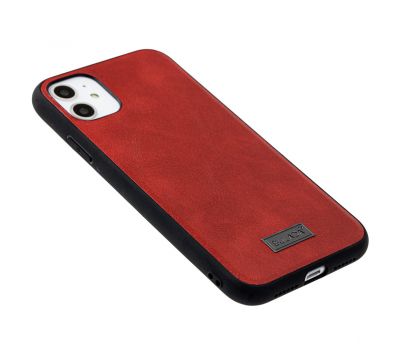 Чохол для iPhone 11 Sulada Leather червоний 2643158