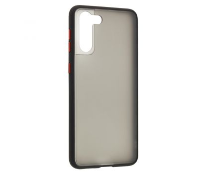 Чохол для Samsung Galaxy S21+ (G996) LikGus Maxshield чорний / червоний