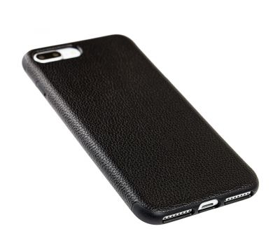 Чохол для iPhone 7 Plus / 8 Plus Grainy Leather чорний 2646762