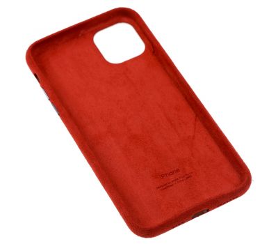 Чохол для iPhone 11 Pro Max Alcantara 360 червоний 2647972