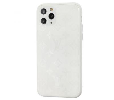 Чохол для iPhone 11 Pro glass LV білий