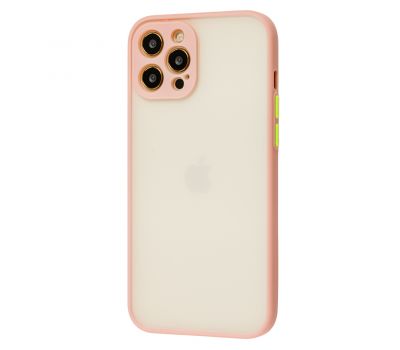 Чохол для iPhone 12 Pro Max LikGus Totu camera protect рожевий