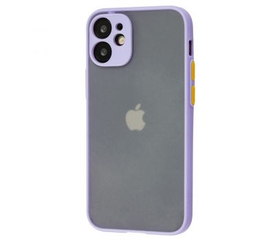 Чохол для iPhone 12 mini LikGus Totu camera protect бузковий