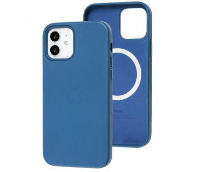 Чохол для iPhone 12 / 12 Pro Leather with MagSafe cod blue