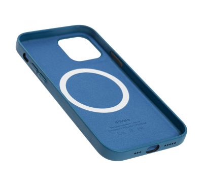 Чохол для iPhone 12 / 12 Pro Leather with MagSafe cod blue 2649243