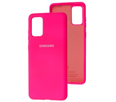 Чохол для Samsung Galaxy S20+ (G985) Silicone Full рожевий неон