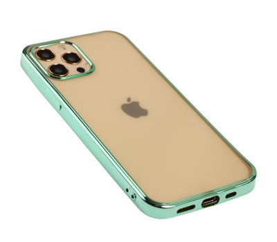 Чохол для iPhone 12 / 12 Pro Glossy edging зелений 2651257