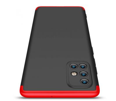 Чохол GKK LikGus для Samsung Galaxy A51 (A515) 360 чорно-червоний 2651907